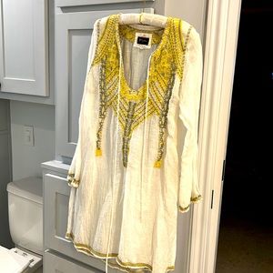 Johnny was BiYa brand tunic.